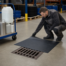 Neoprene Drain Seal Mat 500 x 500 mm, Lightweight & Reusable for Leak Prevention