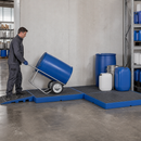 Polyethylene Spill Decking with Removable Grid, 3000 x 1500 x 150 mm, 580 L Containment, for Safe Chemical Storage (Classic-Line)