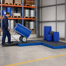 Polyethylene Spill Decking with Removable Grid, 2200 x 1500 x 150 mm, 423 L Containment, 800 kg Load Capacity, for Safe Chemical Storage