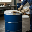 Premium Absorbent Drum Topper for 205 Litre Drums - Oil Contamination Protection with Pre-Cut Pump Hole | BS 7959 | UK