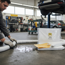 Premium Vehicle Oil Spill Kit - 28 Litres Absorbency, Compact Design for Quick Response to Oil and Fuel Spills | BS 7959 | UK