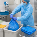 Blue Disposal Bags for Contaminated Waste (Pack of 10)