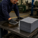 Economy Heavyweight General Purpose Absorbent Pads for Industrial Use (Pack of 100)