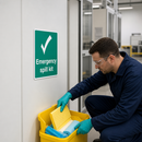 Emergency Spill Kit Sign for Workplace Safety