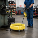 Premium Spill Scooter with Handle for Safe Drum Transport - Lightweight, Durable Polyethylene Construction | COSHH | UK