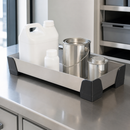 Stainless Steel Spill Tray for Small Containers, 7 L Capacity, 250 x 600 x 95 mm, for Safe Storage of Hazardous Materials