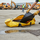 Premium PVC Drain Cover Bag with Velcro & Zip Fastenings, Carry Handle, and Wall Mountable Design for Neoprene & Polyurethane Covers | COSHH | UK