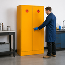 Flammable Storage Cabinet with 80 Litre Capacity for Safety Compliance