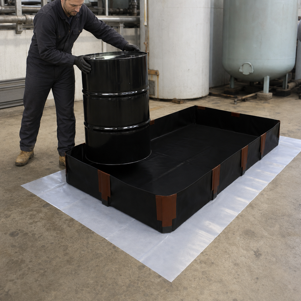 Protective Translucent PVC Groundmat for FASTANK Bunds