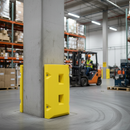 Column Protector 18kg 515mm x 490mm x 945mm Yellow for Forklift Damage Prevention
