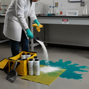 Premium Laboratory Acid Spill Kit with Visual Indicator System for Safe and Efficient Cleanup | BS 7959 | UK