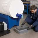 Universal Absorbent Pads with Trays, 27L Capacity, Polypropylene, for Industrial Use (6 Trays + 12 Pads)