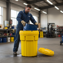 Premium 30 Gallon Poly-Overpack Salvage Drum with UN Certification for Safe Transport and Containment of Hazardous Materials | COSHH | UK