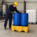 2 Drum Spill Pallet for Safe Oil Storage