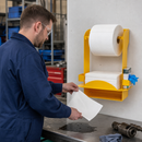 Wall or Bench Mounted SpillMate for Easy Absorbent Dispensing