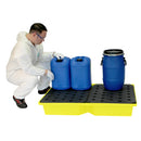 Pale Goldenrod Spill Tray With Grid General Purpose 104ltr Bund