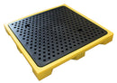 Dark Slate Gray 4 x 205 Litre Drum Floor Spill Tray