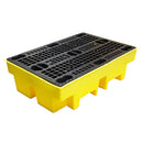 Dark Slate Gray Bund Pallet Suitable For 2 x 205ltr Dums