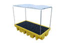 Dark Slate Gray Covered Bund Pallet Suitable For 2 x 1000ltr IBC