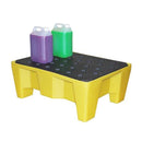 Dark Slate Gray Spill Tray On Legs With Grid General Purpose 70ltr Bund