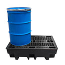 Dark Slate Gray Recycled Spill Pallet For 2 x 205ltr Drums