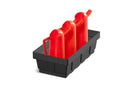 Dark Slate Gray Spill Tray For Small Containers Base-Line In Polyethylene (PE) Without Grid, 5 Litres