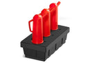 Dark Slate Gray Spill Tray For Small Containers Base-Line In Polyethylene (PE) With PE Grid, 5 Litres