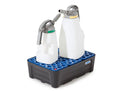 Dark Slate Gray Spill Tray For Small Containers Pro-Line In Polyethylene (PE) With PE Grid, 35 Litres