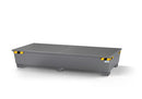 Dim Gray Spill Pallet Pro-Line In Steel For 2 IBCs, Painted, 2 Grids