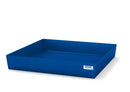 Midnight Blue Spill Pallet Classic-Line In Steel For 1 Drum, Painted, No Grid