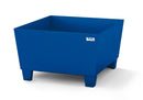 Midnight Blue Spill Pallet Classic-Line In Steel For 1 Drum Painted, Accessible Underneath, No Grid