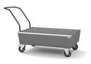 Dim Gray Mobile Spill Pallet Pro-Line In Steel For 2 x 205 l Drums, Painted, With Grid, Elec. Cond.