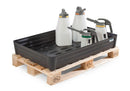 Gray Spill Tray For Small Containers Pro-Line In Polyethylene (PE) Without Grid, 135 Litre