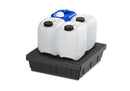 Dark Slate Gray Spill Tray For Small Containers Base-Line In Polyethylene (PE) With PE Grid, 12 Litres