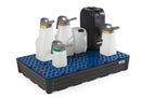 Light Gray Spill Tray For Small Containers Pro-Line In Polyethylene (PE) With Grid, 135 Litres