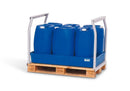 Gray Spill Tray For Small Containers Classic-Line In Polyethylene (PE) Without Grid, 136 Litres