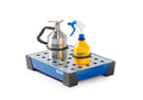 Light Gray Spill Tray For Small Containers Classic-Line, Steel, Paint, W Galv. Perf. Sh, 10 Litre