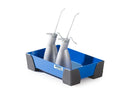 Light Slate Gray Spill Tray For Small Containers Classic-Line In Steel, Painted, No Perf Sheet, 5 Litres