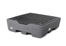 Dim Gray Spill Pallet Pro-Line In Polyethylene (PE) For 4 Drums, With Grid and Leak Indicator